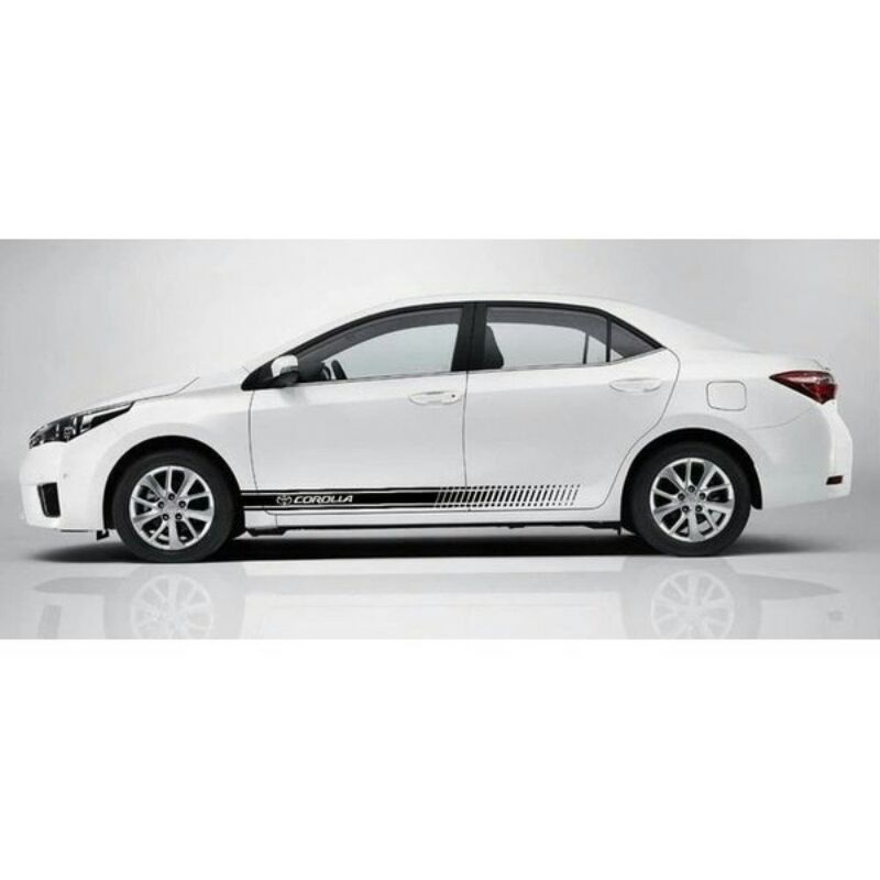STICKER STIKER MOBIL TOYOTA COROLLA STIKER KEREN MOBIL BODY SAMPING