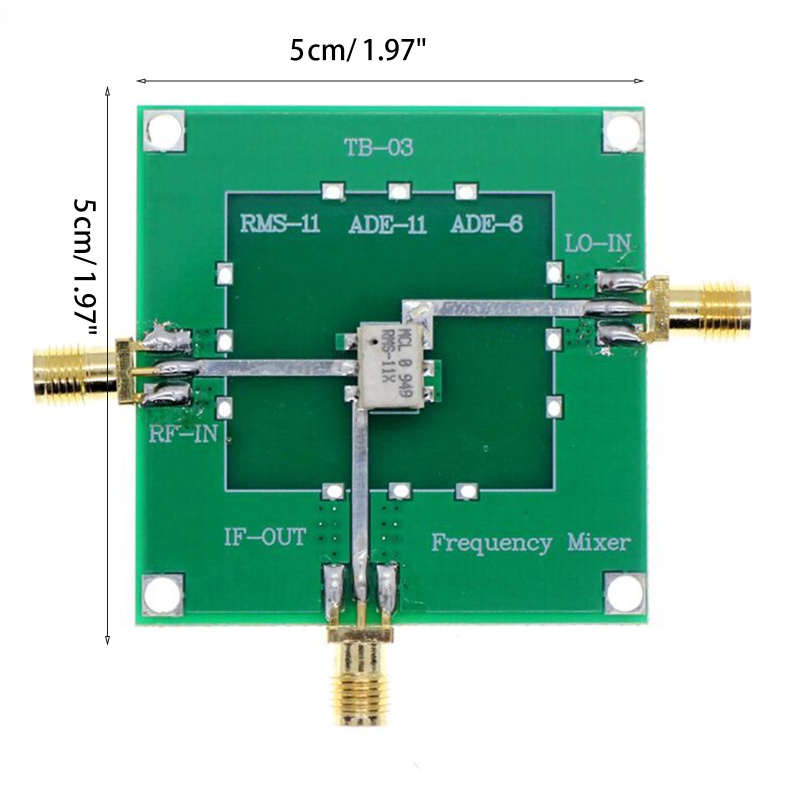 Papan Modul Mixer Pasif btsg 5-1900MHz RF Upconversion Downconverter Upconverter