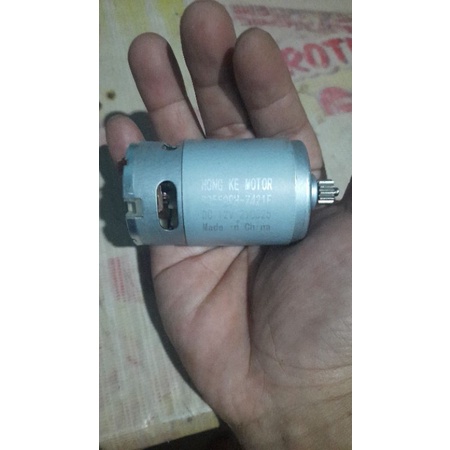 dinamo rs550 12v-24 universal 12gigi untuk pengganti dinamo bor cas cordless