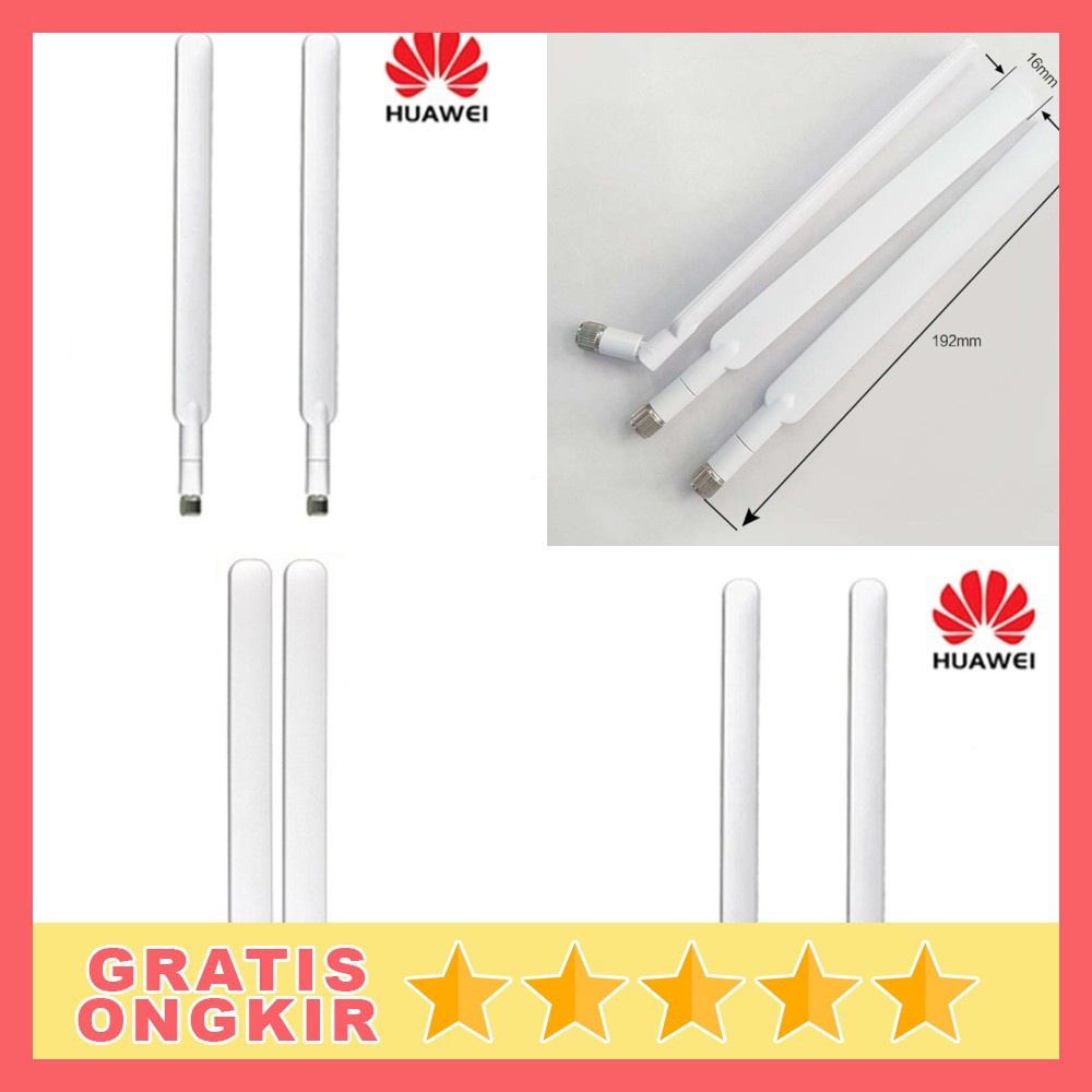 Antena Modem Router Huawei Anten Eksternal Ruter Roter SMA 5dBi 4G LTE - Antena External Tv Dalam Di