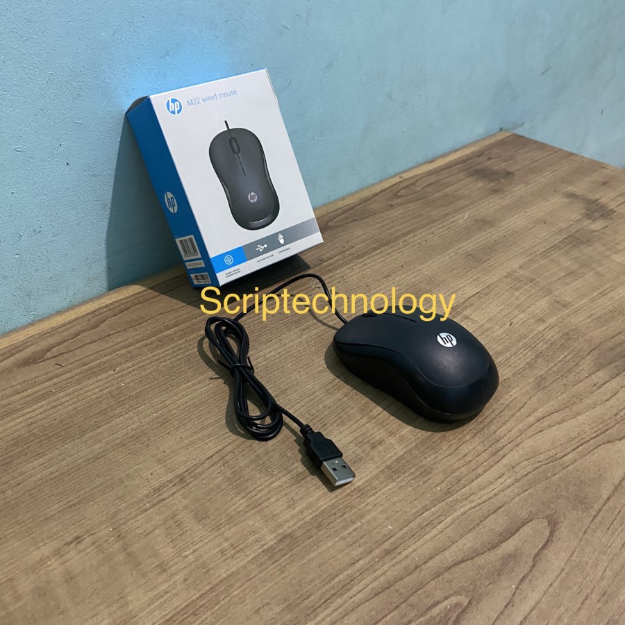 Mouse Optical HP M22 Wired USB