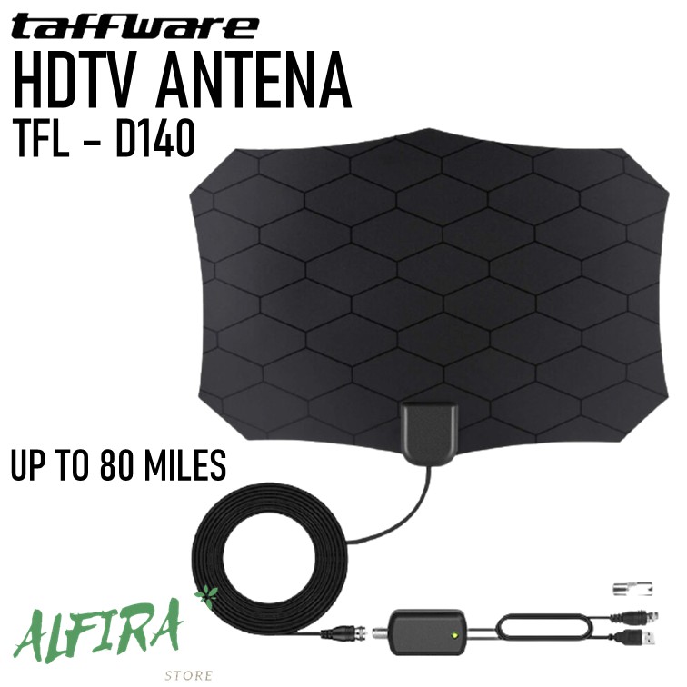 HDTV Antena Taffware 4K High Quality DVB T2 Original TFL - D140