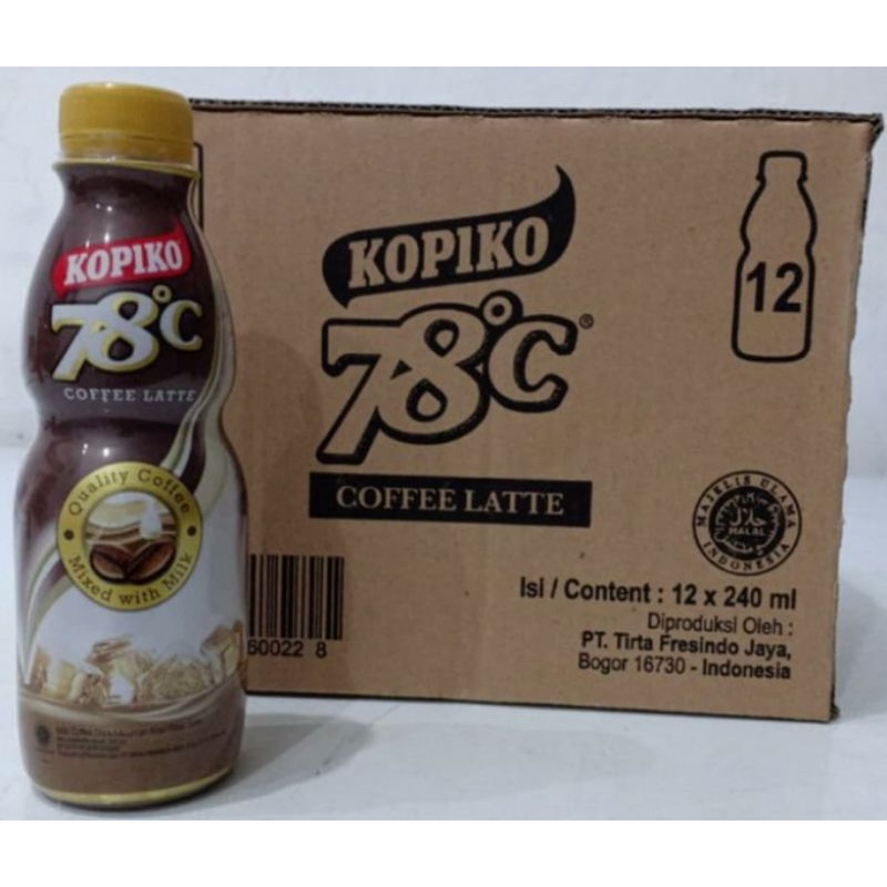 

Kopiko 78C per karton isi 12 botol @ 240ml