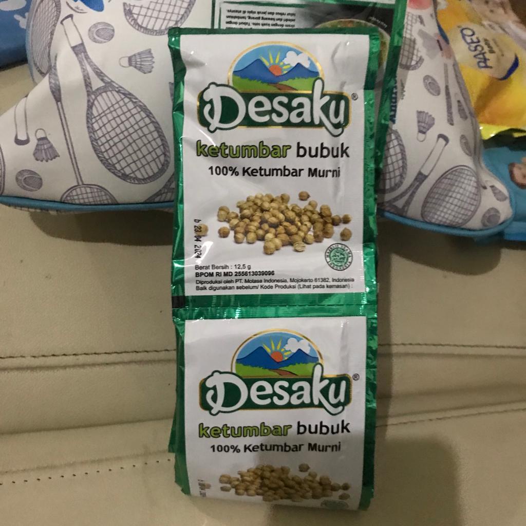 

1 RENTENG 1 RENCENG DESAKU KETUMBAR BUBUK KUNYIT BUBUK ISI 12 PCS