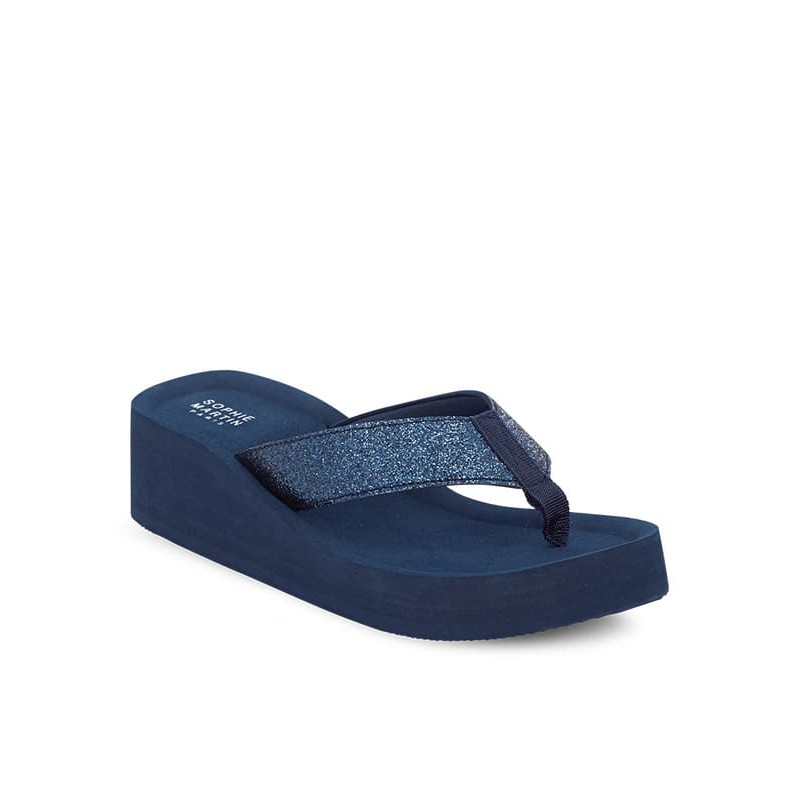 Sophie Paris Sandal Wanita Fony Eva Sandal Navy - 36