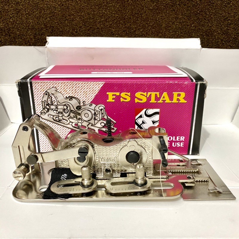 Alat Lobang Kancing FS Star / FStrong Buttonholer Mesin Jahit Tradisional