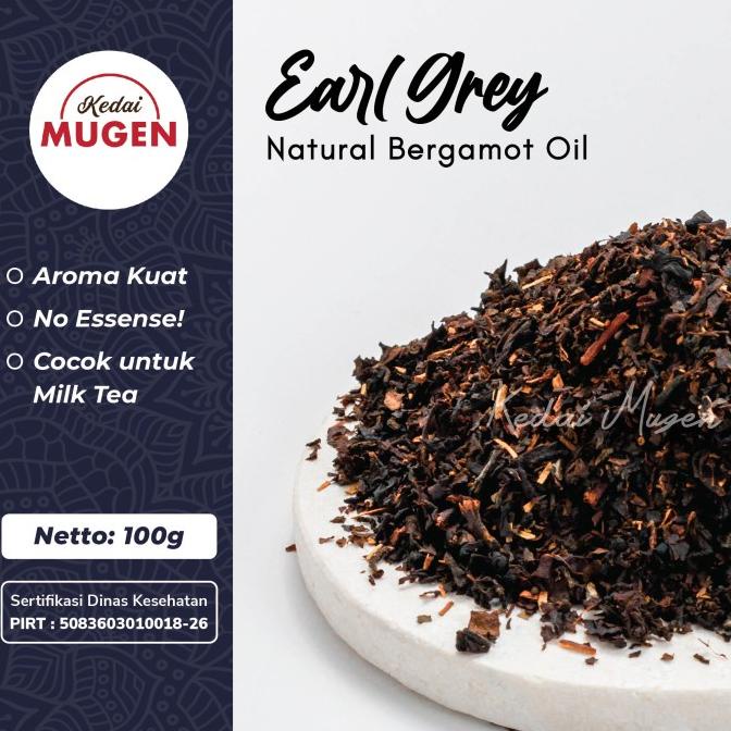 

[ COD ] Premium Earl Grey Tea Kualitas Ekspor 100g OBRAL Kode 1201