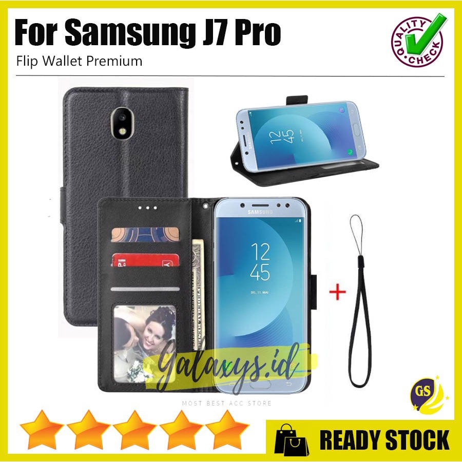 Case Samsung J1 Ace J2 Prime J3 J5 J7 Pro Prime J4 J6 Plus J8 2018 FLIP KULIT DOMPET LEATHER WALLET