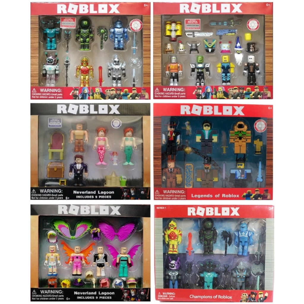 (Ready Stock) Mainan Figur Robot Mermaid Roblox Figma Oyuncak 12 Gaya