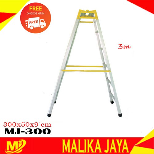 Tangga Lipat Alumunium 3 Meter