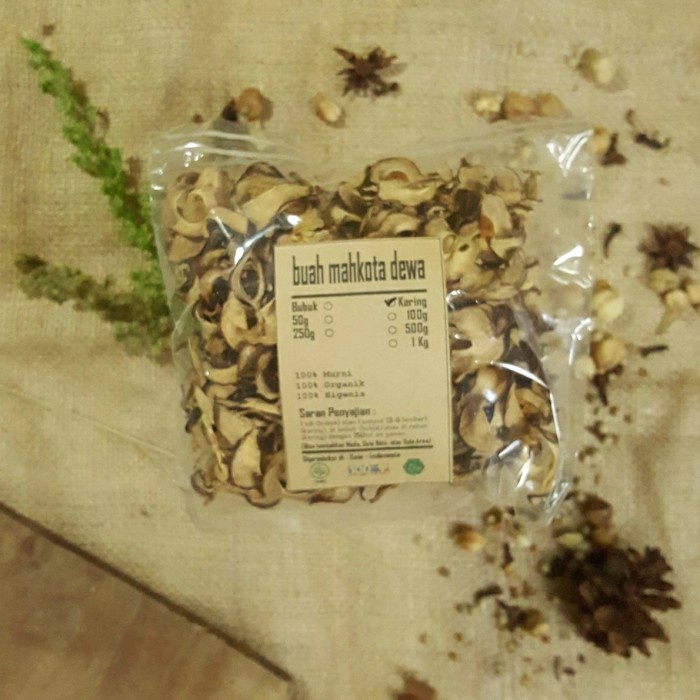 

MAHKOTA DEWA KERING 1 Kg - Phaleria Macrocarpa - MURNI - JSR