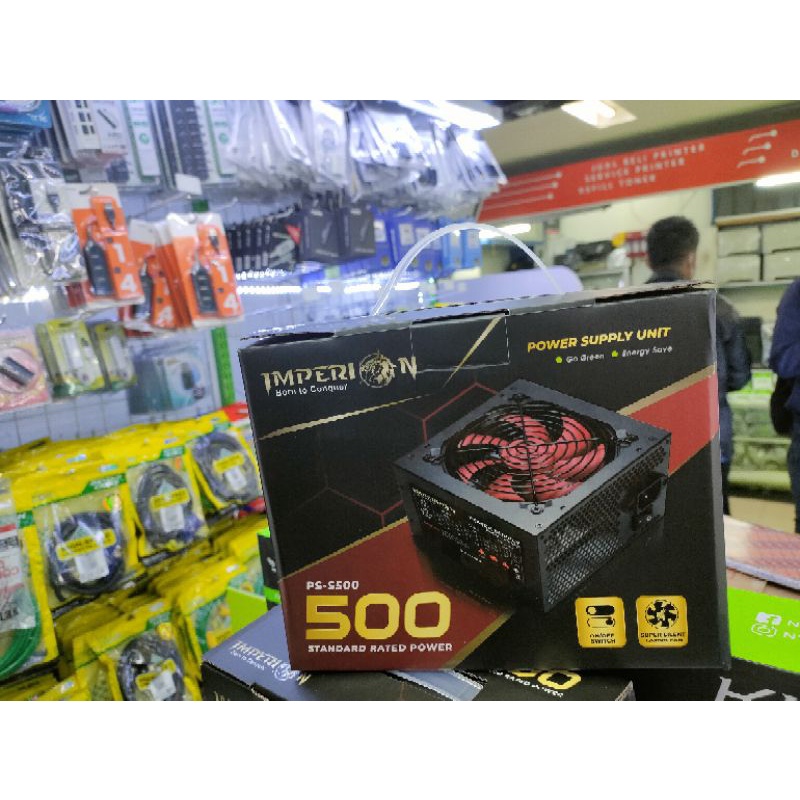 IMPERION POWER SUPPLAY GAMING 500W fan 12cm