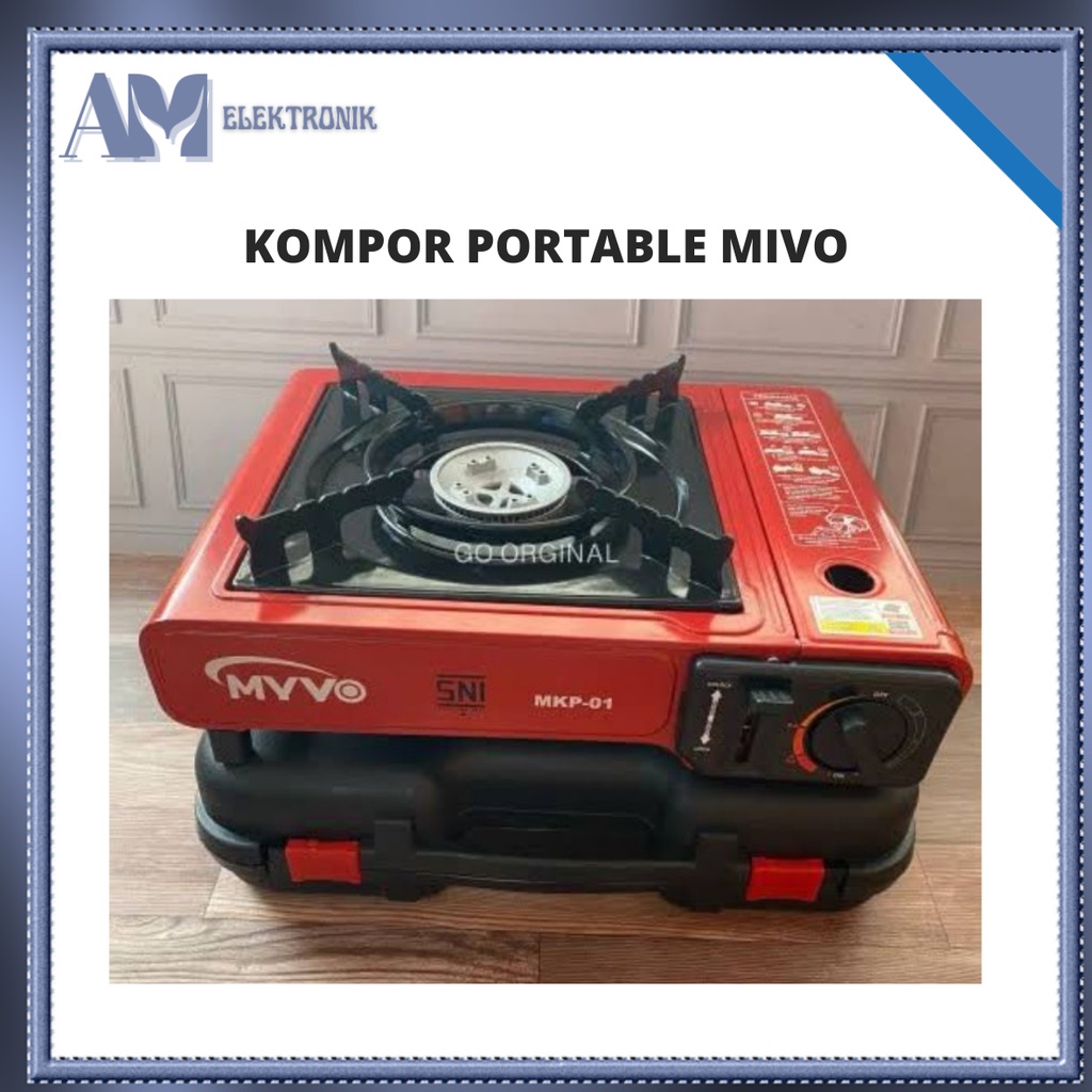 Kompor Gas Portable Myvo MKP-01 2in1 (Gas Kaleng | LPG)