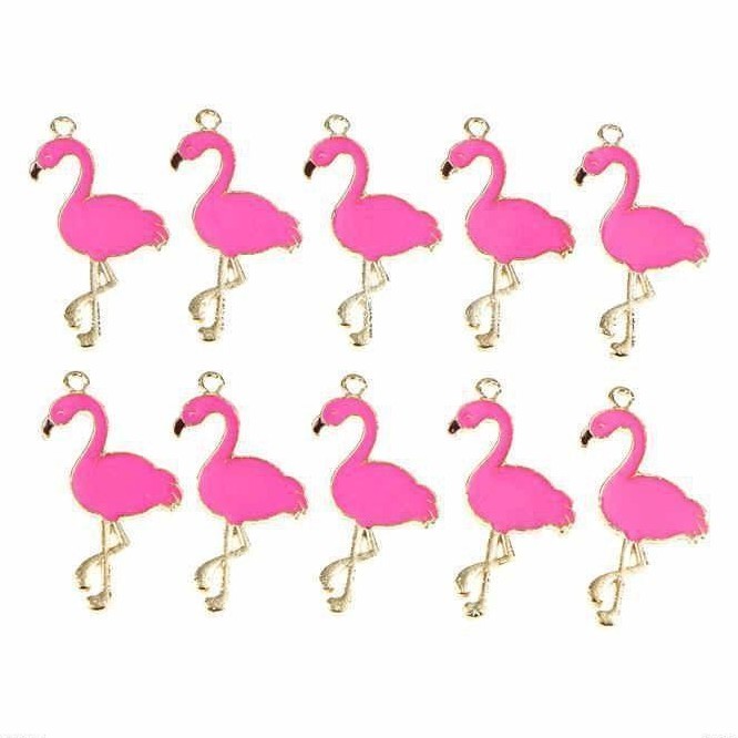 FLAMINGO CHARM PENDANT DECORATION DIY