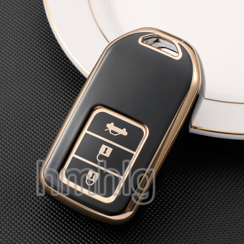 Casing Kunci Mobil Keyless Entry Bahan TPU Untuk Honda City / Accord / HRV / CRV 2014-2022