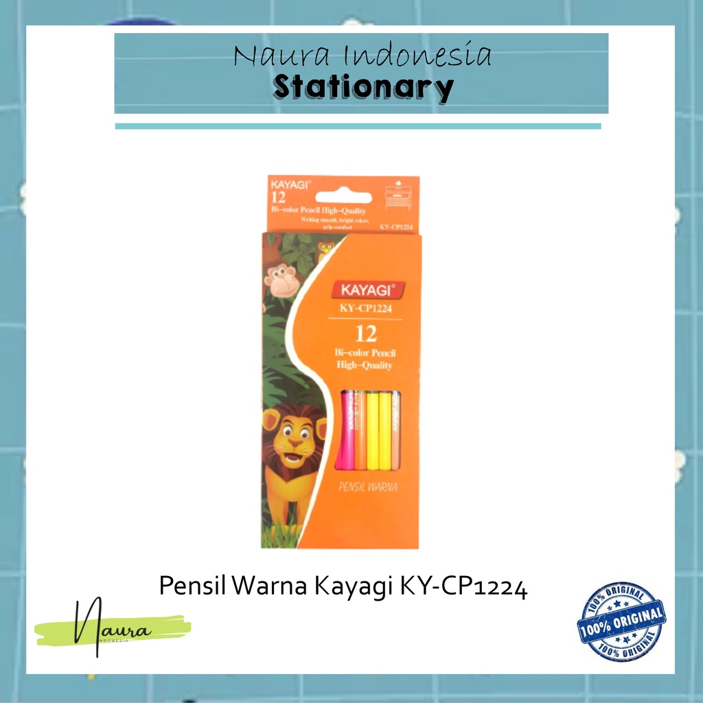 

Pensil Warna Kayagi KY-CP1224 (24 Warna)