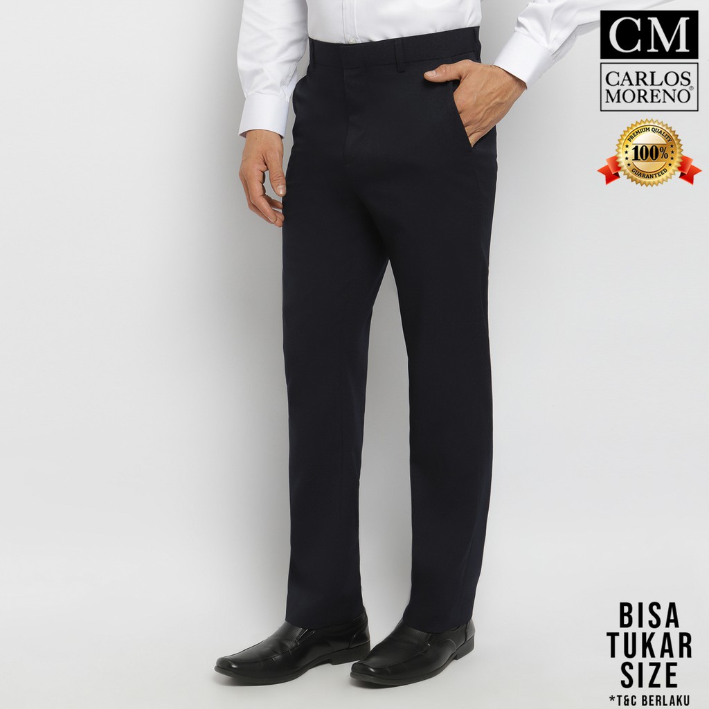Carlos Moreno Celana Panjang Pria Formal Kantor Standard Fit CST 91008