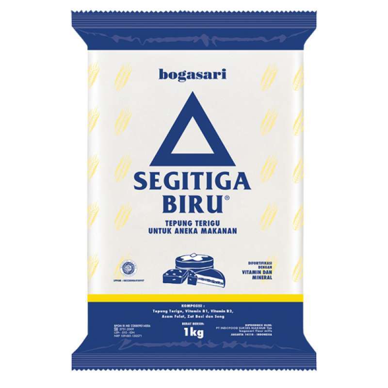 

Terigu Segitiga Biru Ekonomis 1 kg/dus ( 12 )