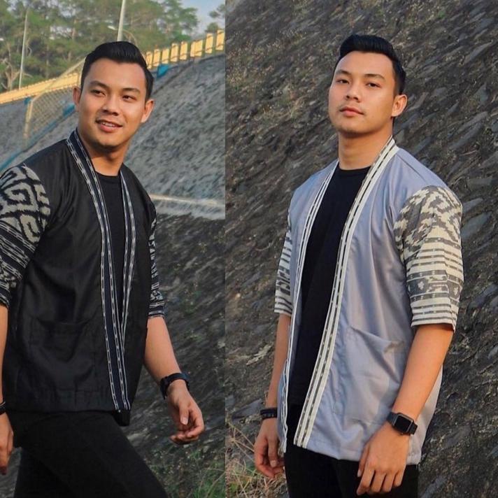 Harga Bersahabat.. KIMONO PRIA TENUN IKAT ORY|| KIMONO PRIA || KIMONO SONGKET || KIMONO ETNIK || KIM