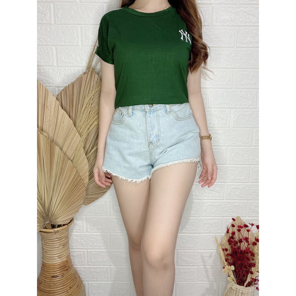 Crop Wanita CROP TOP NY Bordir List Tangan One size