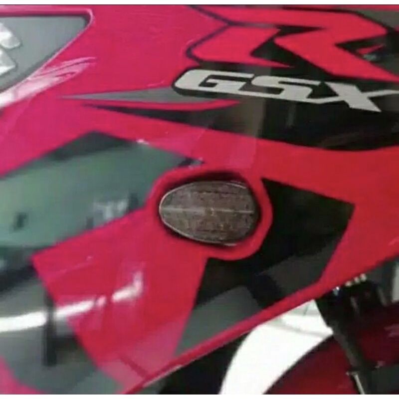 Sein Tempel Mini Oval D90 Lampu Sen Tempel LED Kedip Motor R15 V1 R15 V2 R15 V2 Ninja RR KLX Crf Vixion GSX