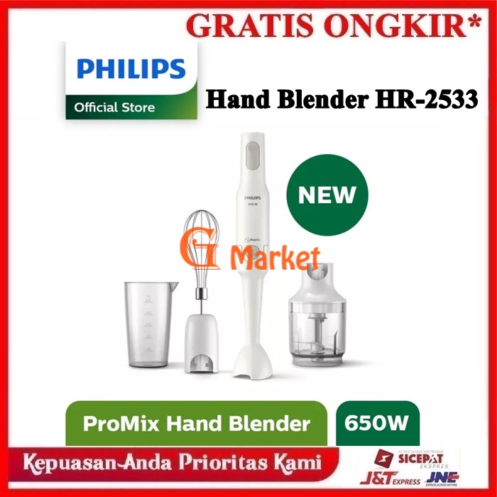 PHILIPS ProMix Hand Blender HR2533 / Belender Tangan HR-2533 Garansi Resmi
