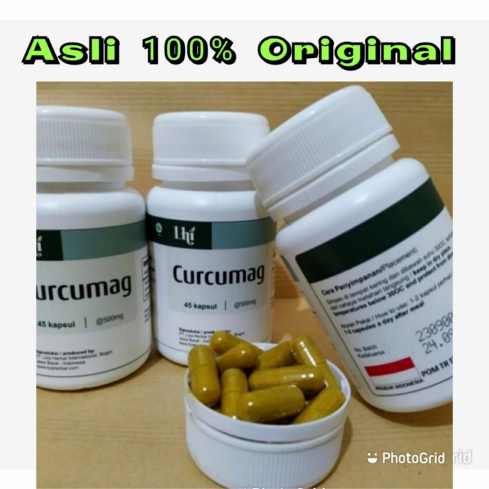 

CURCUMAG - Obat kesehatan lambung mengatasi gejala maag Herbal Original Bpom