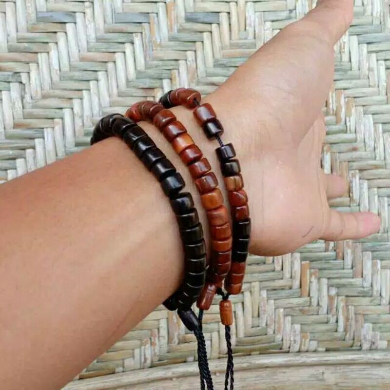 gelang tasbih kaukah  kaokah  perempuan laki laki