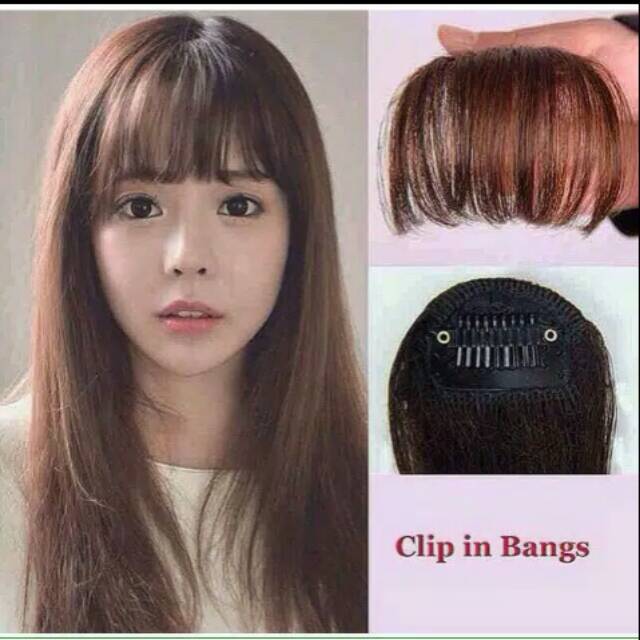 Hair clip wig rambut