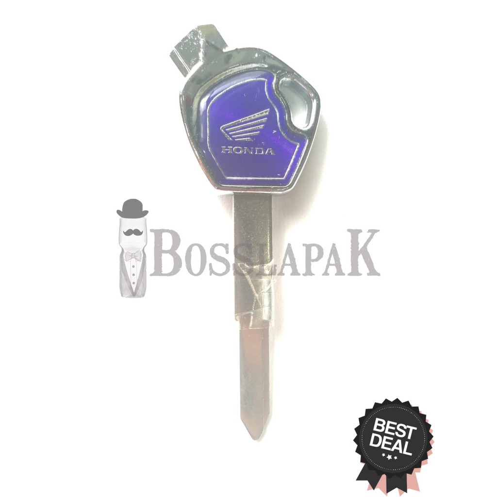 kunci duplikat keyblank motor honda revo beat variasi Biru