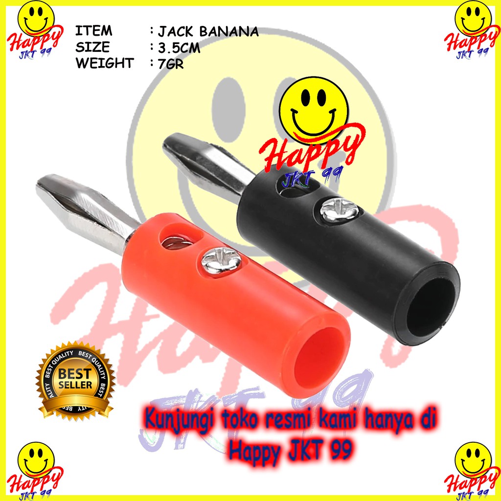 [ HAPPY JKT 99 ] JACK BANANA BUNGA JANTAN MALE PLUG PISANG MERAH HITAM