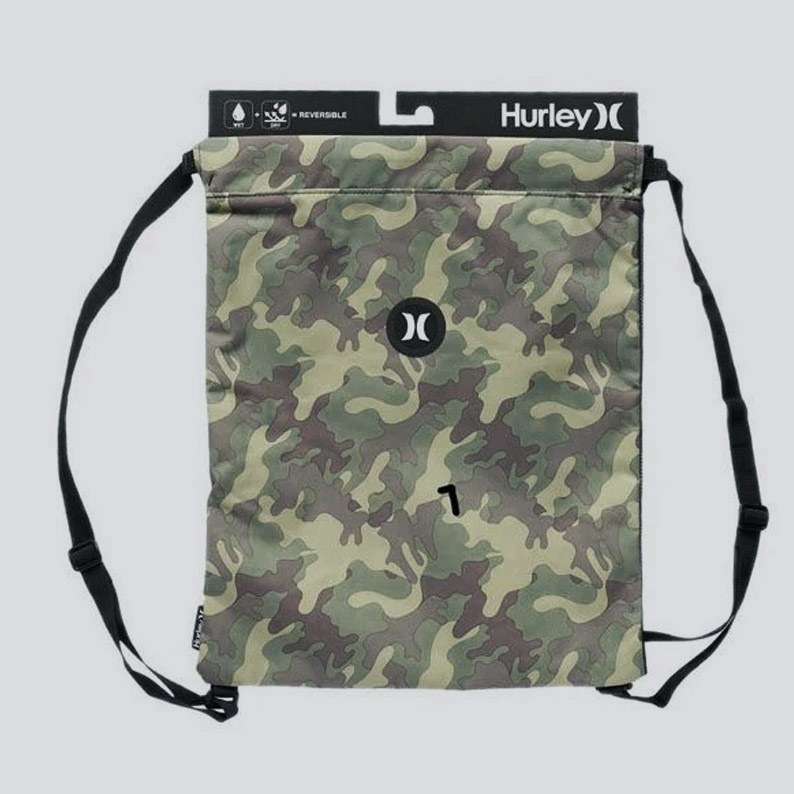 Tas HURLEY BEACH CINCH SOLID Bag Sackpack Camo ORIGINAL