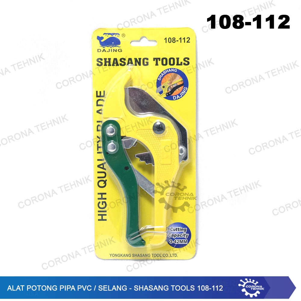 Shasang Tools 108-112 - Alat Potong Pipa PVC / Selang 3-42 mm