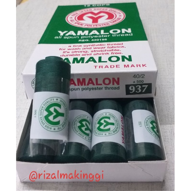 benang jahit yamalon hijau tua (937) 500 yards