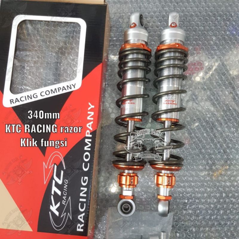 Shockbreaker KTC racing original 280mm 320mm 340mm razor non tabung bebek fizr vega jupiter kustom g
