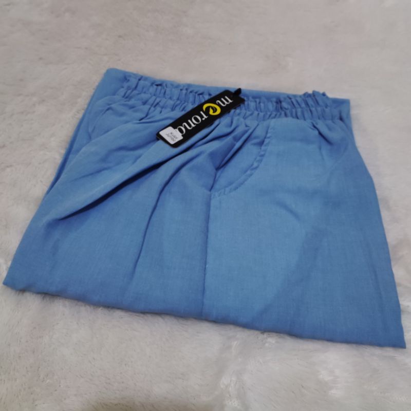 Celana Kulot Wanita Jumbo dan Standar SUPER PREMIUM Katun Supernova Bawahan Wanita Berkualitas-Denim