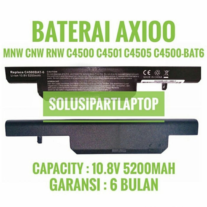BATERAI AXIOO NEON  C4500BAT-6 C4500 C4500Q C4500