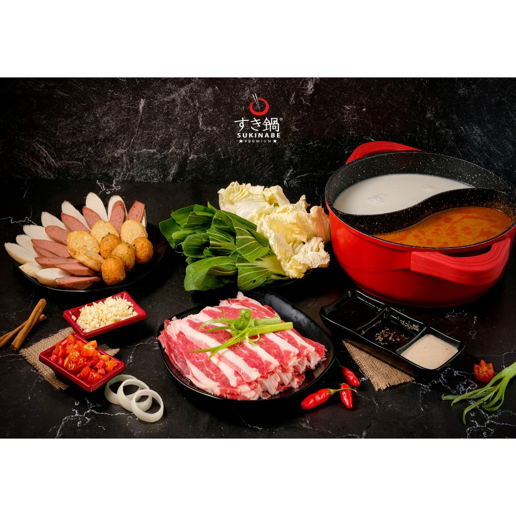 

Paket Suki Complete Lean Beef/ Steamboat / Shabu Shabu / Daging Slice