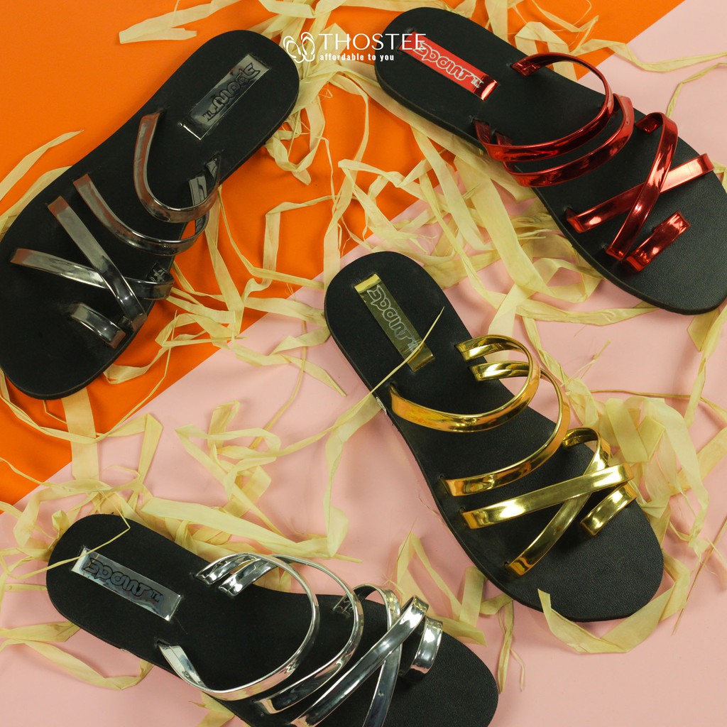 Sandal Teplek Wanita Tali Silang Rafaella pusatmode1234