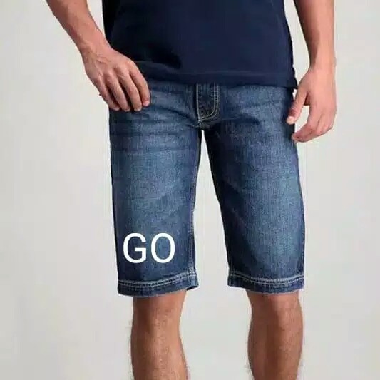 bego 29 CARDINAL CBBBV Celana Pendek Jeans Bermuda Casual Sobek Slimfit Reguler Fit Cowok Dewasa