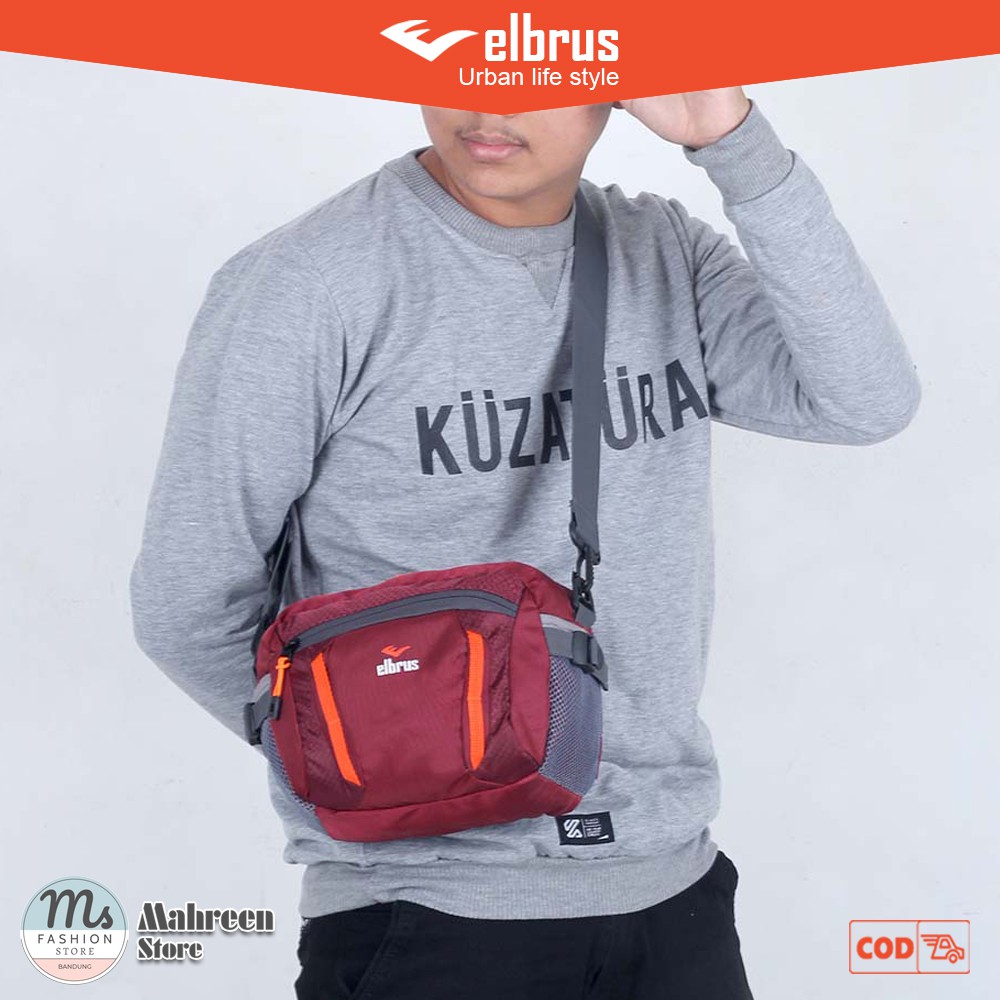 Tas Pria Tas Slingbag Pria Tas Selempang Pria - Elbrus | TL 446