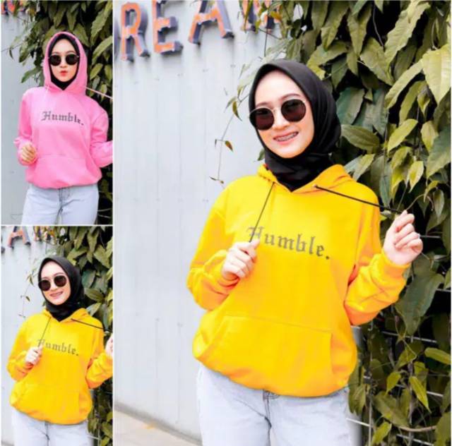 HUMBLE Sweater Hoodie Polos Wanita