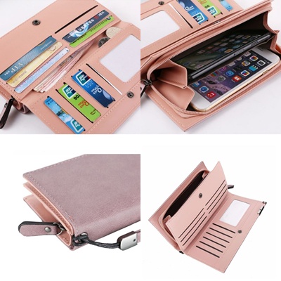 [ Clearance Sale! ] Dompet Wanita Import CHARM FASHION Kulit