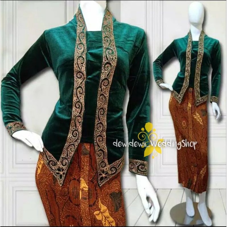 Kebaya Bordir Cantik / Warna Lengkap