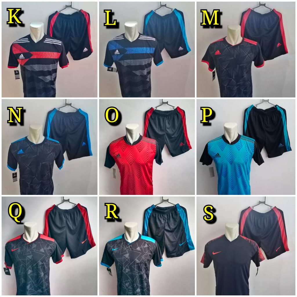 Baju Olahraga Jersey Sepak Bola Kaos Setelan Futsal