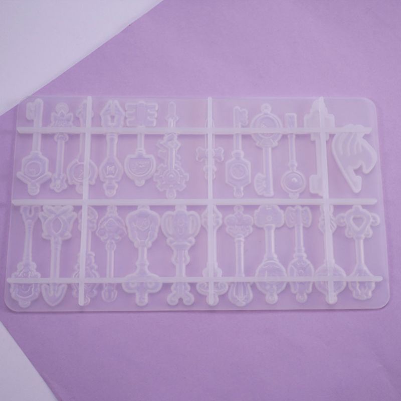 SIY  Crystal Epoxy Resin Mold Tray Key Pendant Casting Silicone Mould DIY Crafts Jewelry Making Tools