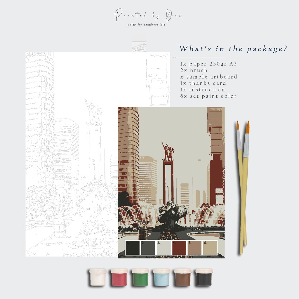 

Paint By Number Kit A3, TR-TRAVEL-05