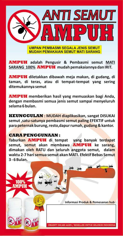 Racun-Obat Anti Semut Ampuh