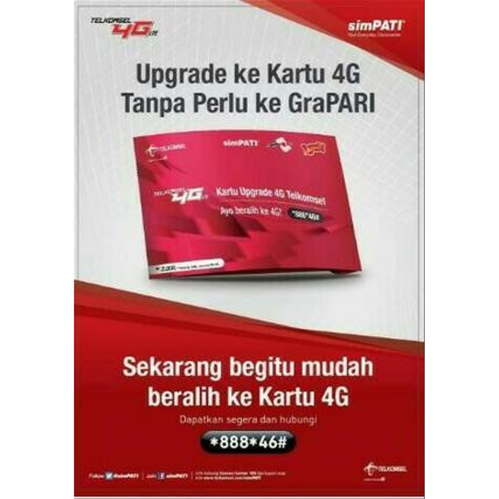 Jual Unik Kartu Upgrade 4G Telkomsel Murah Shopee Indonesia