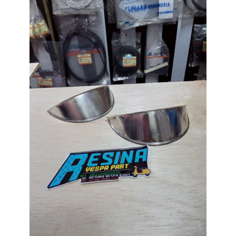 topi pet lampu headlamp vespa super 66-73